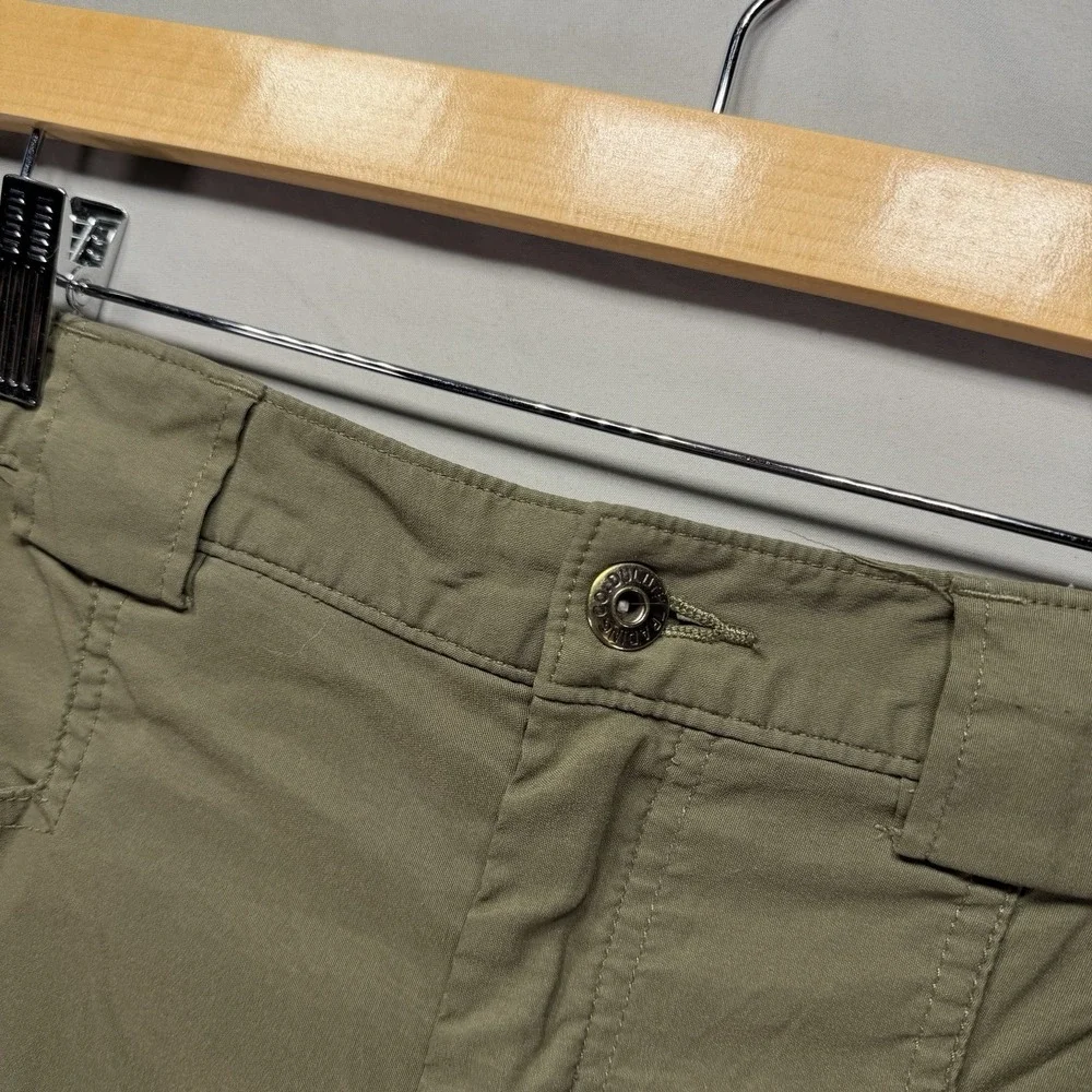 Duluth Trading Cargo Pants Men Large 34x34 Nylon Work Forest Green Dad Hike Camp - Picture 9 of 14